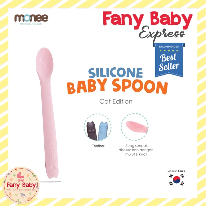 MONEE SILICONE BABY SPOON SERIES CAT