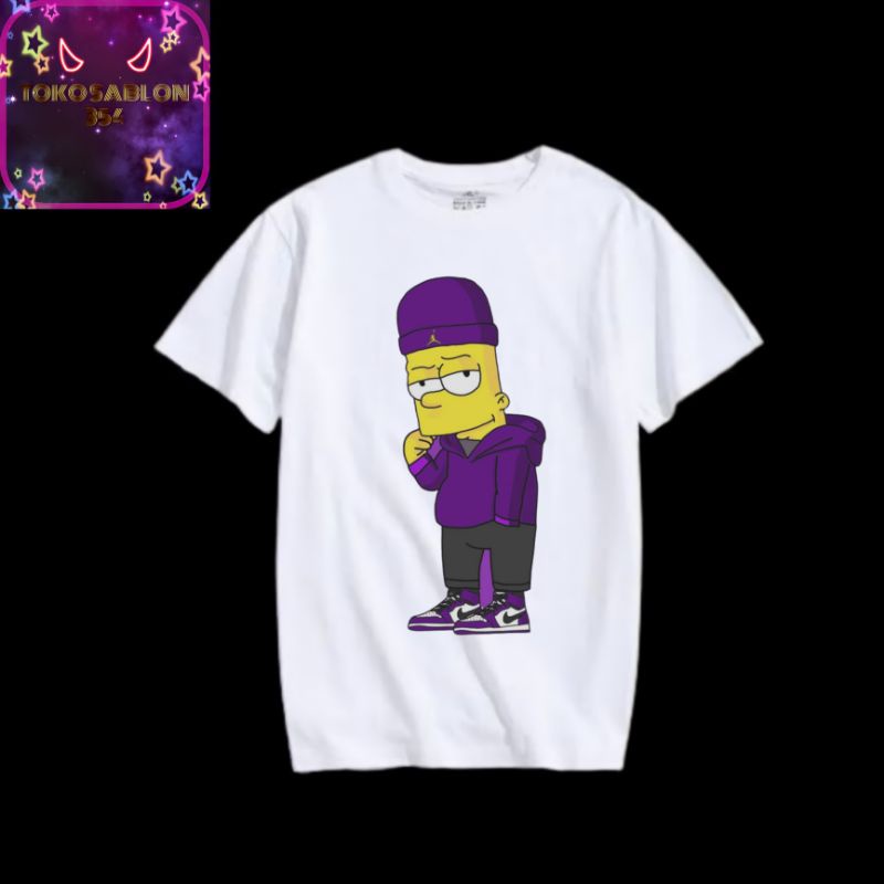 kaos baju THE SIMPSONS / tshirt tv program kartun serial animasi / kaos oversize dewasa / pakaian pr