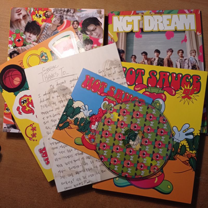 album only chilling ver nct dream hot sauce