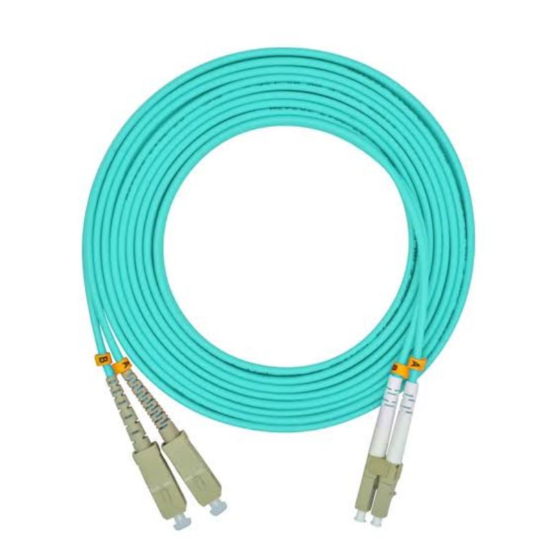 1m Patchcord SC Upc - LC Upc Multimode OM4 Patch Cord Fiber Optic SC-LC Patch Core  Duplex