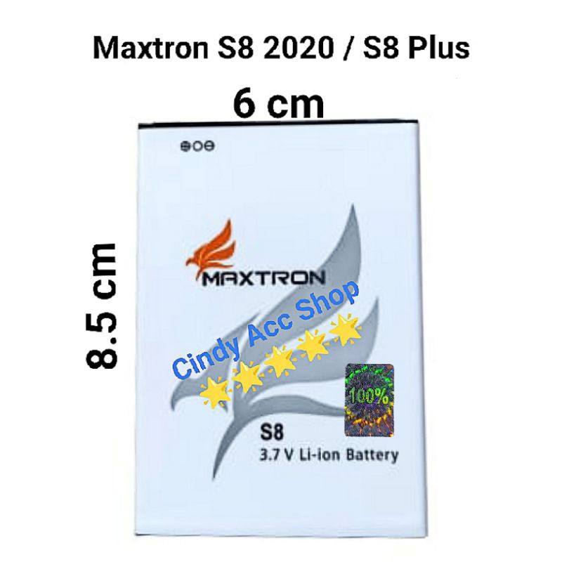 Baterai Batre Maxtron S9 S8 2020 S8 Plus S8 Big Original Battery