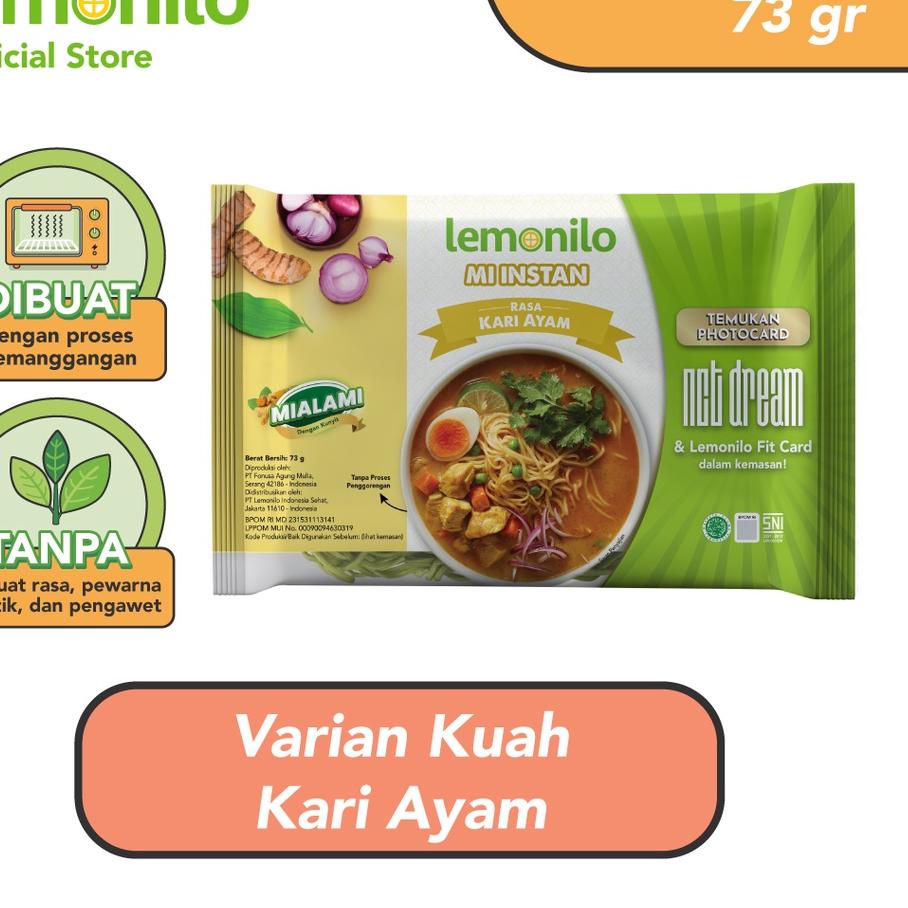 

D94✻ 5 Pcs Lemonilo Mie Instan Kuah Kari Ayam Mialami (Special Edition) Barang Baru