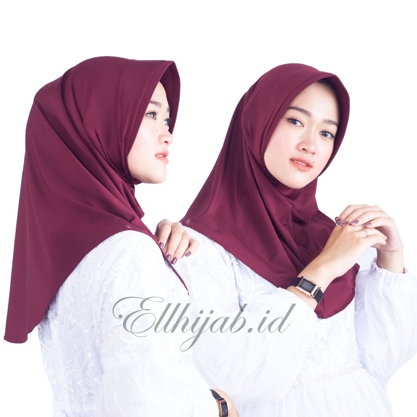 Hijab sport menutupi dada