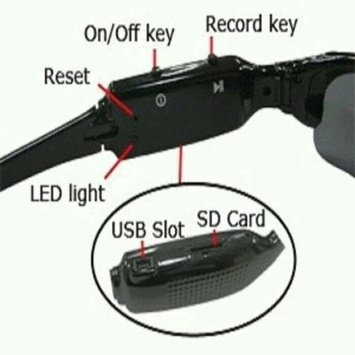 Unik KACAMATA KAMERA CAMERA KACAMATA PENGINTAI SPY SUNGLASESS TERMURAH Diskon