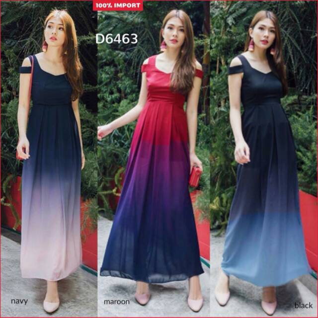 Long dress ombre import