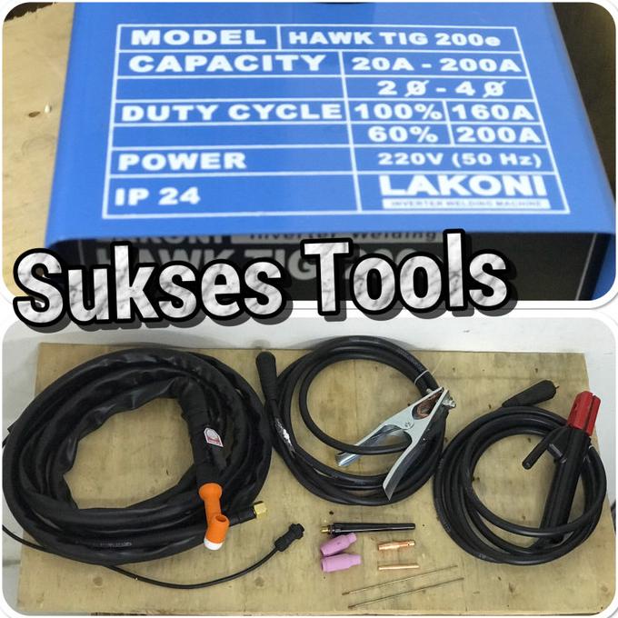 Mesin Las Argon Lakoni Trafo Las Argon Travo Las Tig Hawk Tig 200-E