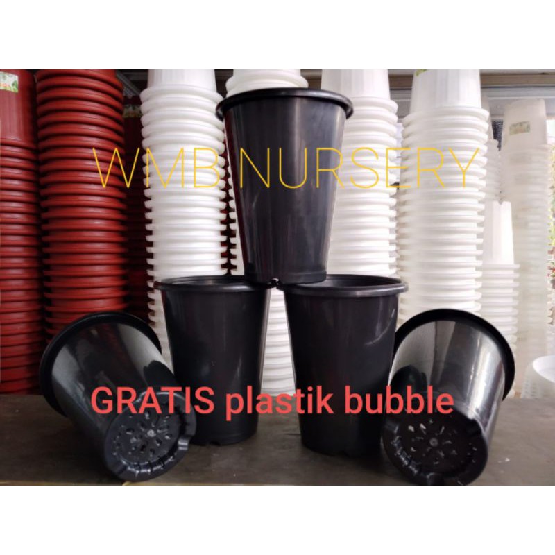Pot NKT tower 12 hitam