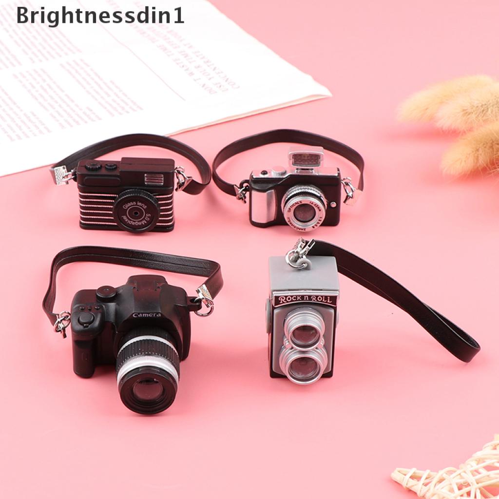 (Brightnessdin1) 1pc Miniatur Kamera Slr Digital Untuk Rumah Boneka