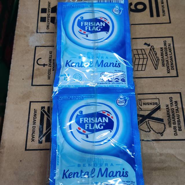 Susu Bendera Kental Manis Sachet Frisian Flag isi 6 x 40gr