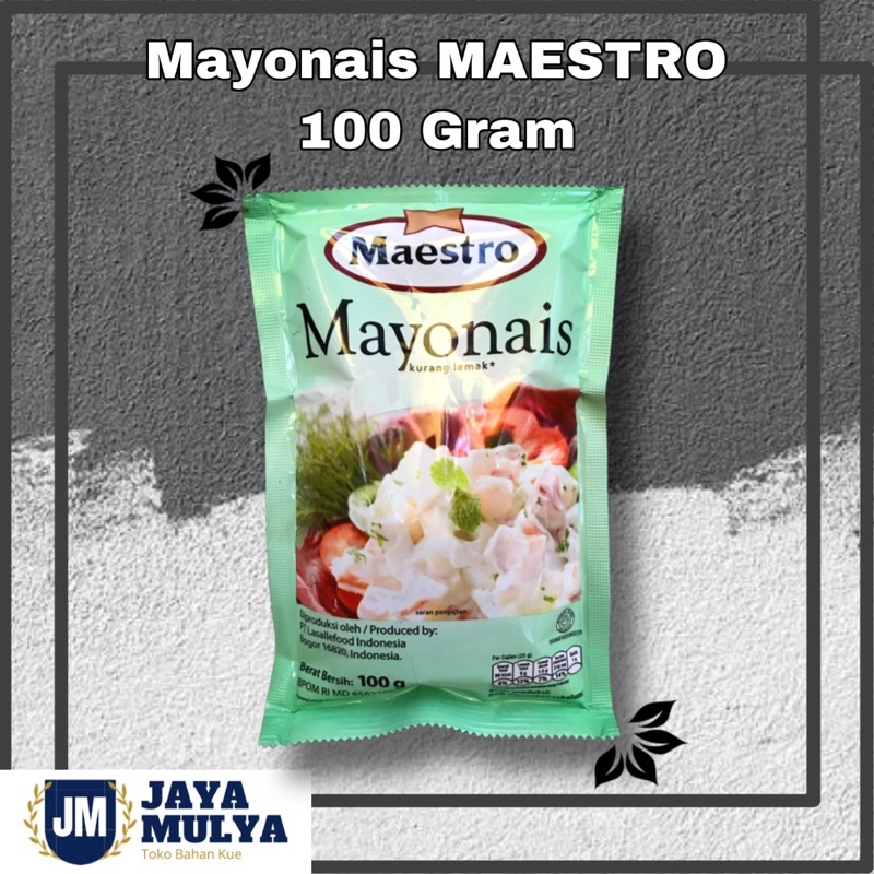 

Maestro Mayonnaise Sachet 100 gr - Mayonais/Mayo/Mayones