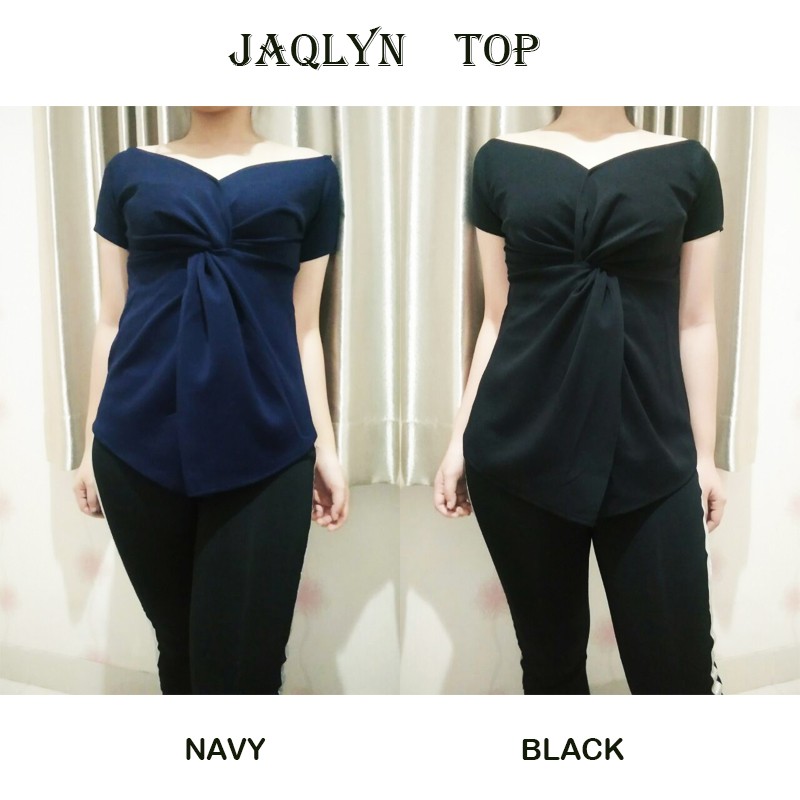 JAQLYN TOP - Atasan Batik Blouse Batik Modern Wanita Cheongsam Premium HQ