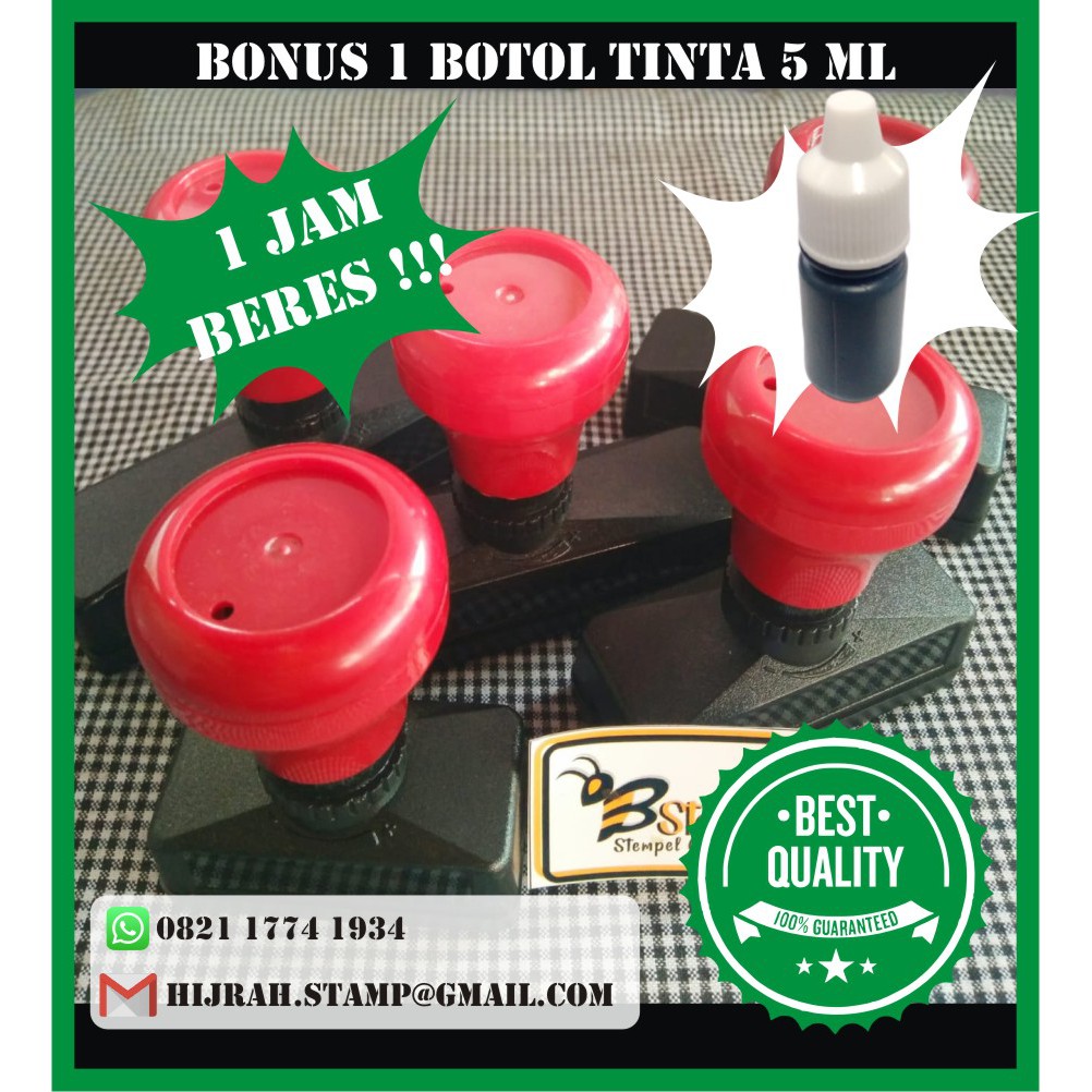 

Cetak Stempel Flash Persegi 1,5 cm BONUS TINTA