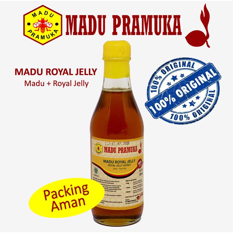 

MADU PRAMUKA - Madu Royal Jelly (Madu+Royal Jelly) 350ml