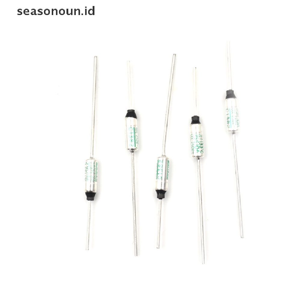 【seasonoun】 5pcs SF129E Sefuse Cutoffs NEC Thermal Fuse 133°C 133 Celsius Degree 10A 250V .