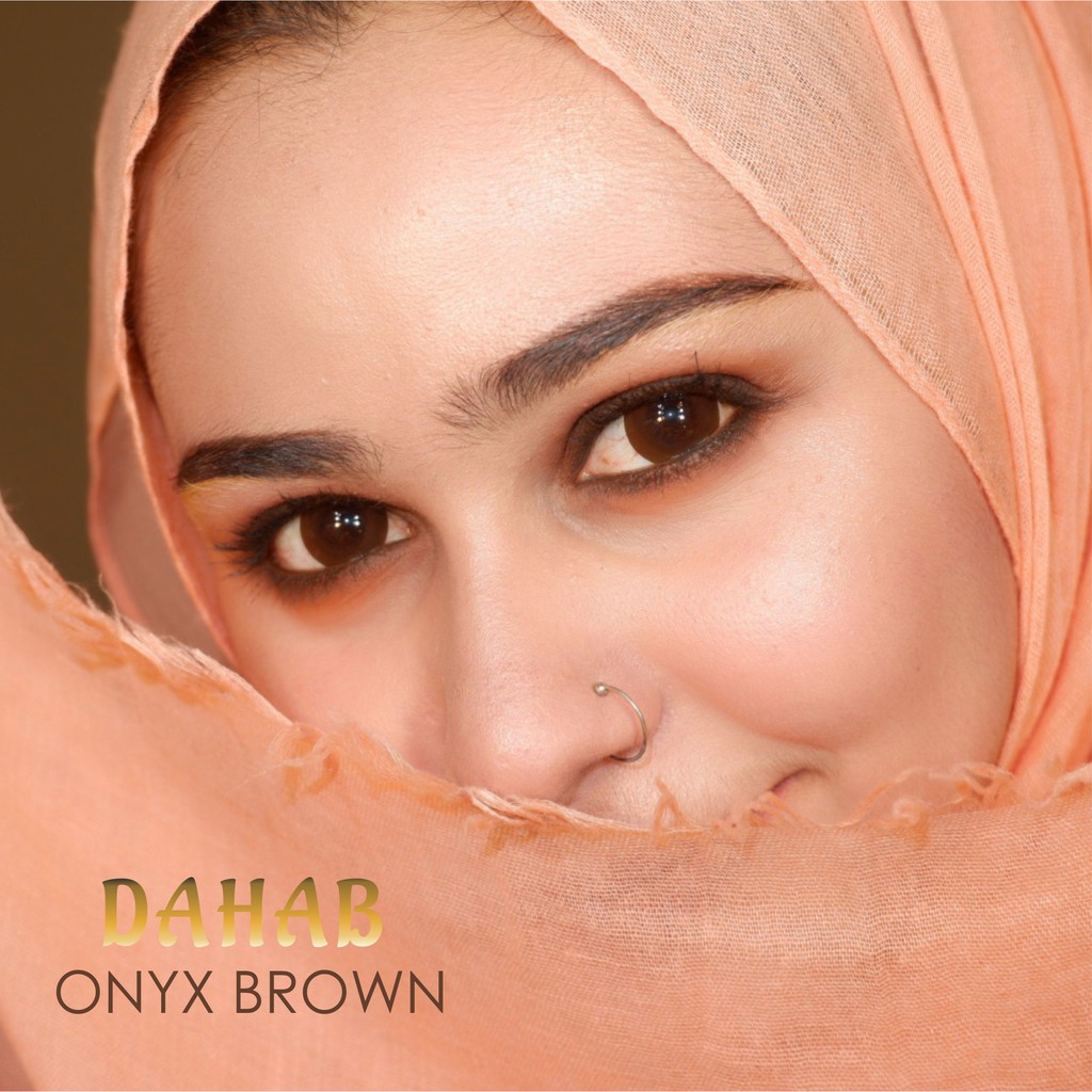 SOFTLENS HITAM BLACK DAHAB COLOR ONYX