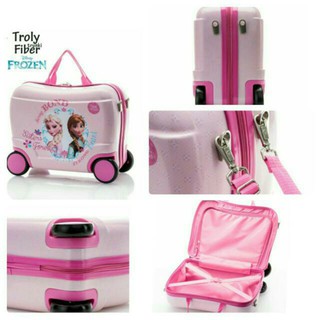  tas  trolley troli anak trunki fiber fancy dengan roda 