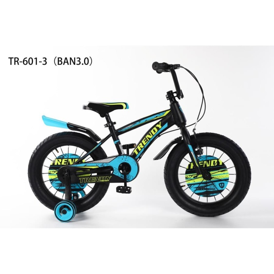SEPEDA BMX TRENDY 601-3 16 INCH BAN TEBAL JUMBO ANAK CEWEK COWOK