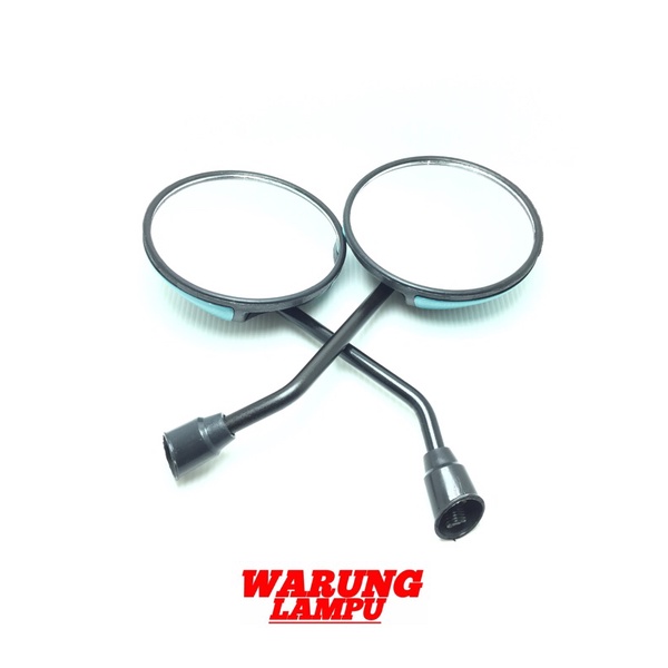Spion Motor Fazzio Scoopy Fino Yamaha Honda Model Bulat Tangkai Panjang-1