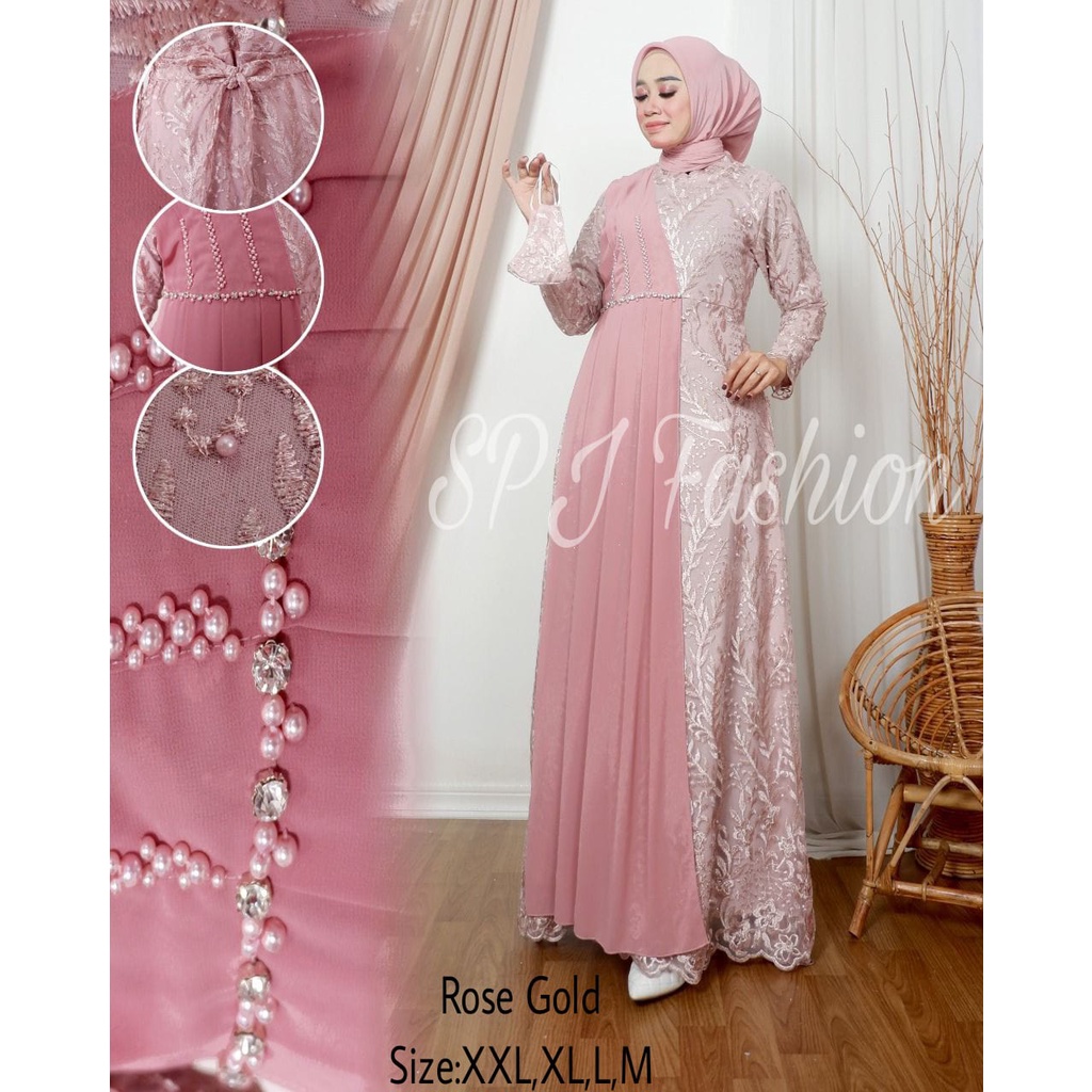 NEW ARRIVAL TOP GAMIS MODERN BY SPJ FASHION/GAMIS LAMARAN/GAMIS PESTA/GAMIS MUSLIMAH/GAMIS SELENDANG MODERN KEKINIAN/BEST SELLER GAMIS NOW