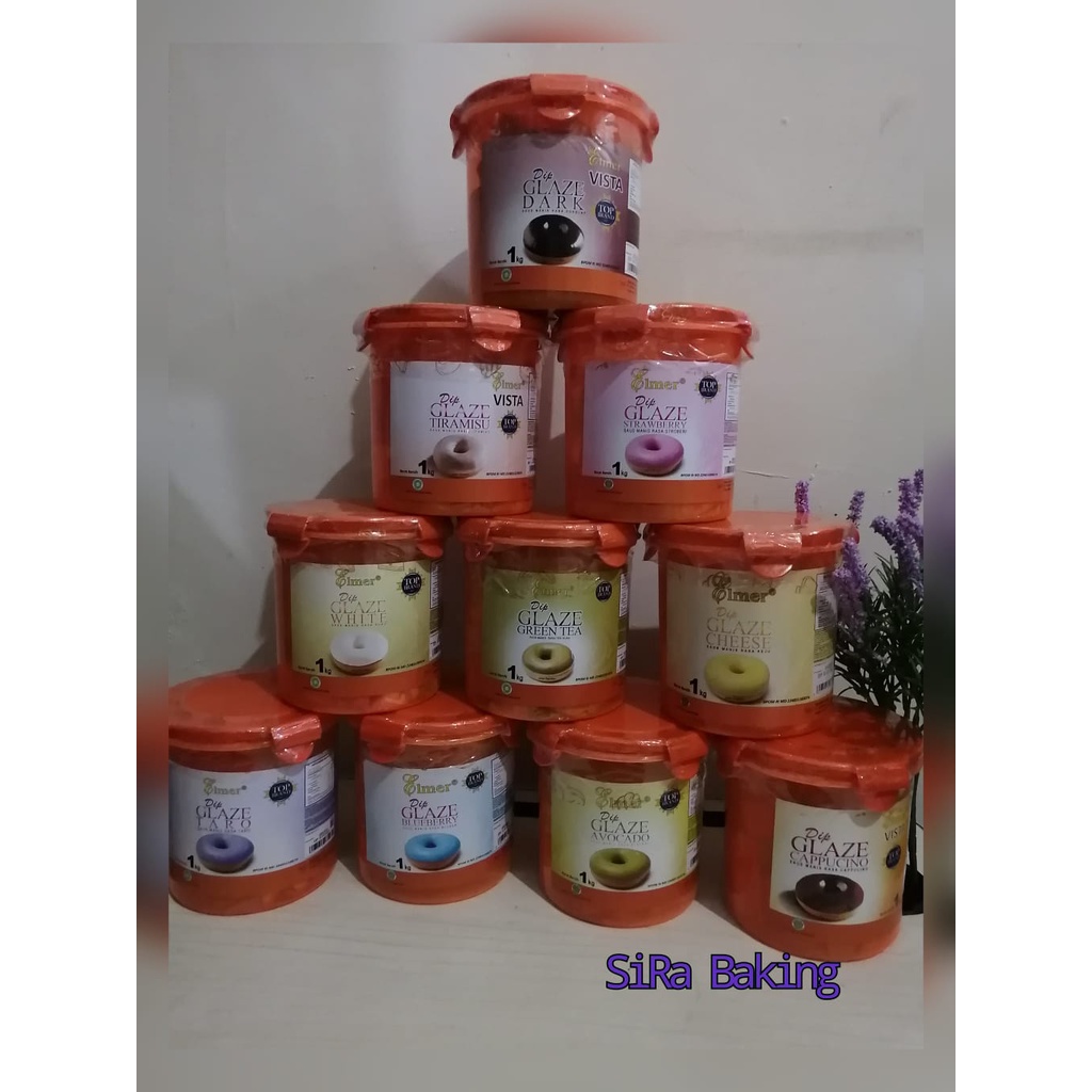 

Elmer Dip Glaze All Varian 1kg / Topping donat / Glaze / elmer dip glaze