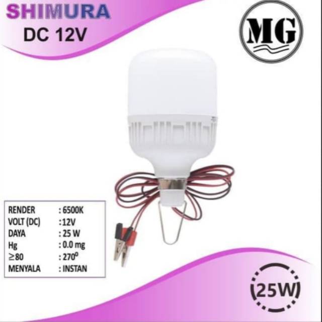 Bohlam LED DC-12V 25W SHIMURA