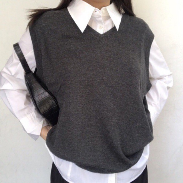 sweater vest shopee