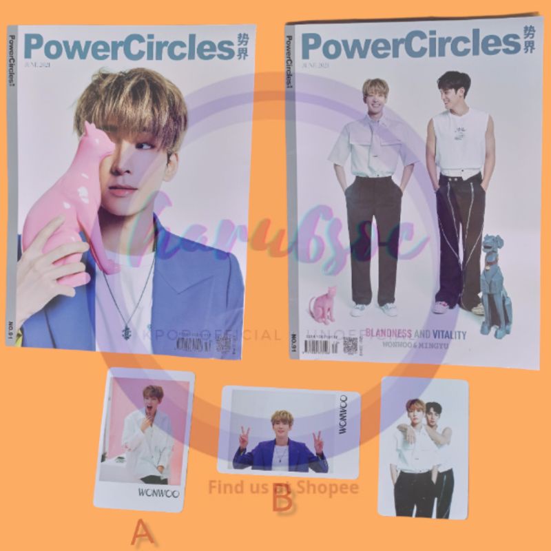 (SHARING) SEVENTEEN MINGYU WONWOO POWERCIRCLES
