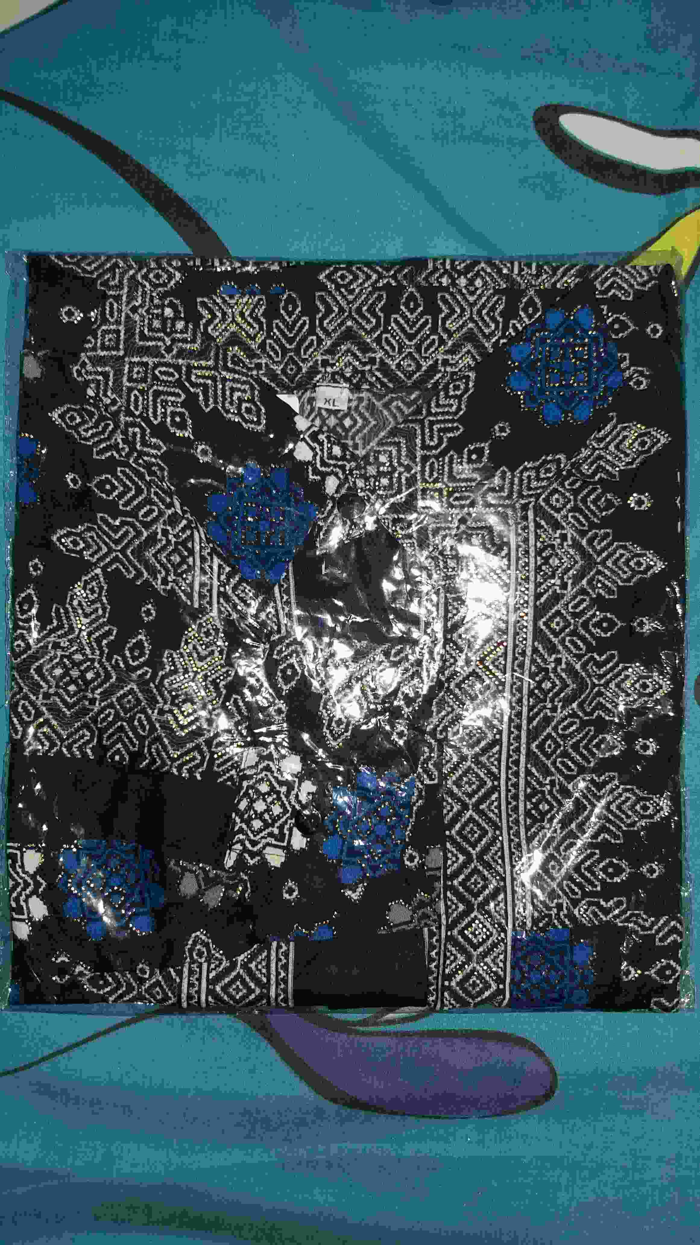 Dlshop Kemeja Batik Toraja Prada Foil Premium Model Klep Intip Tgn Pjg(real Pict)