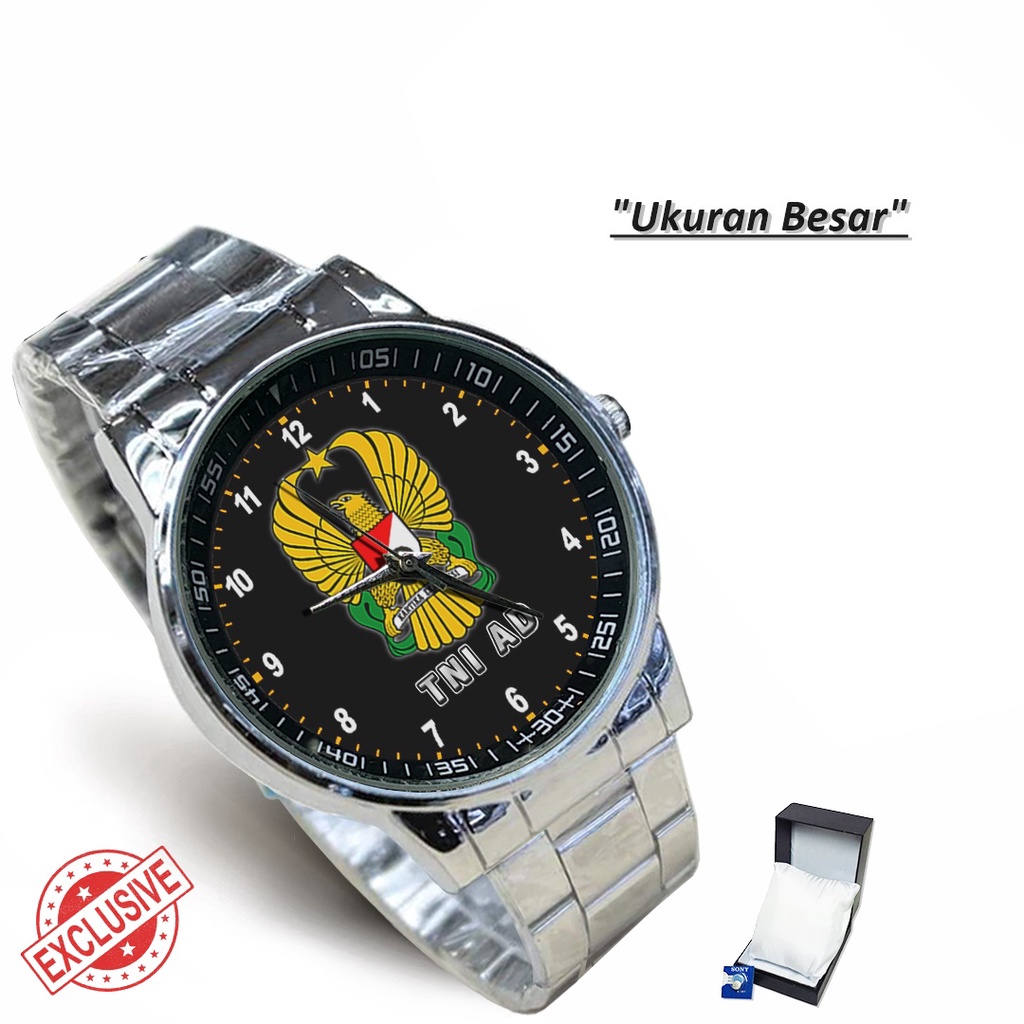 Jam Tangan Rantai Couple TENTARA NASIONAL INDONESIA AD - 3 (Limited Edition)