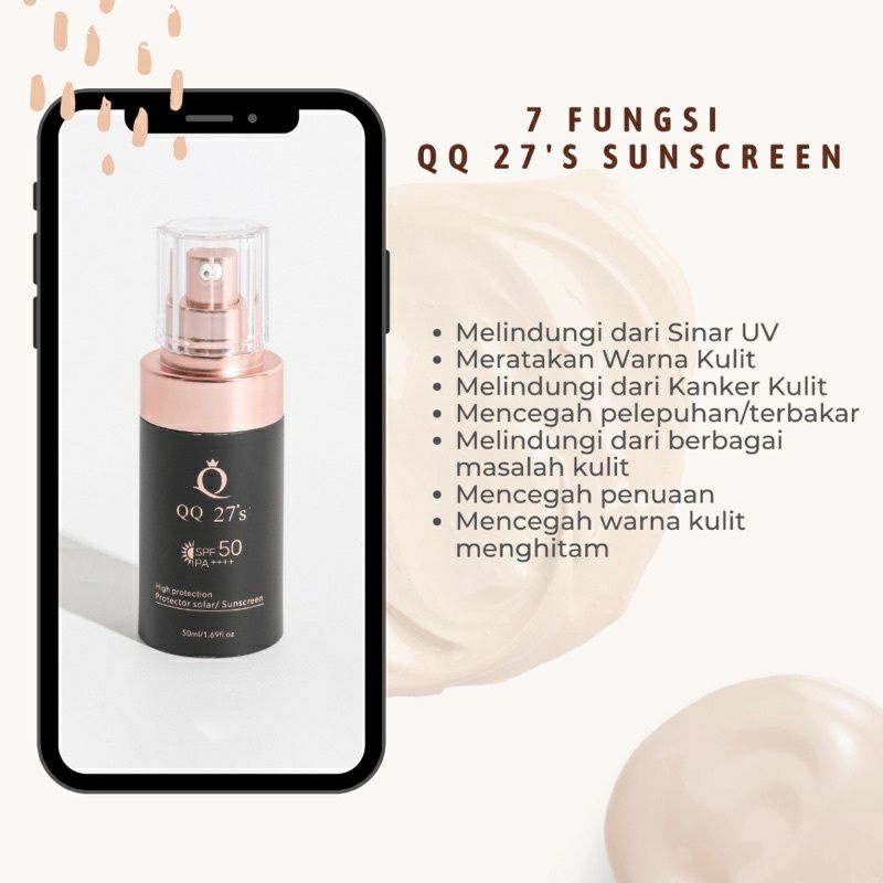 QQ 27'S Sunscreen SPF 50