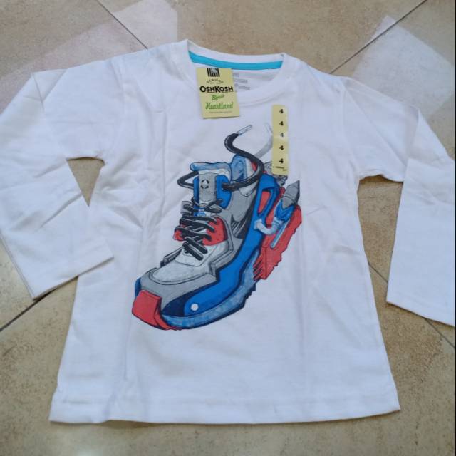 Kaos lengan panjang anak laki laki by oshkosh b'gosh