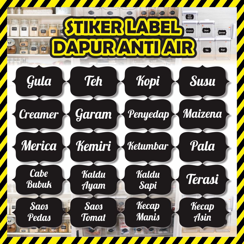 Label Barang Dapur Desainrumahid com