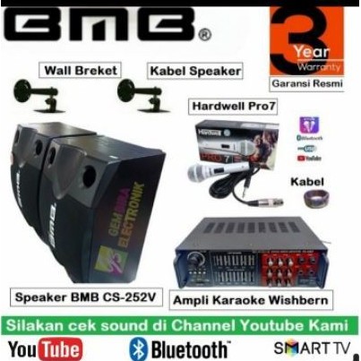 paket karaoke bmb 8inch original garansi resmi