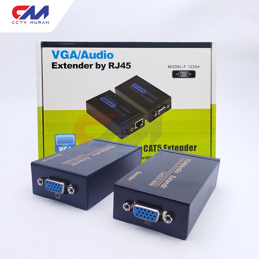 VGA EXTENDER 100M SINGLE CAT 5 / CAT 5E / CAT 6