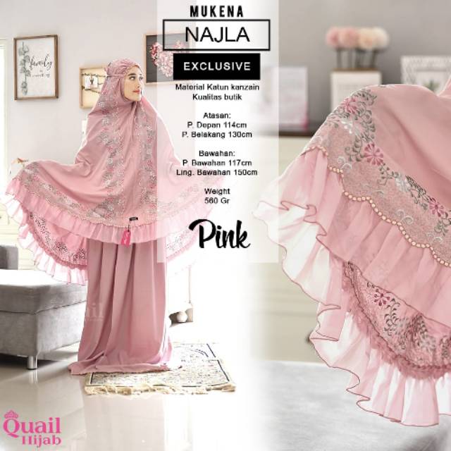 Mukena Najla exclusive by Quail Hijab