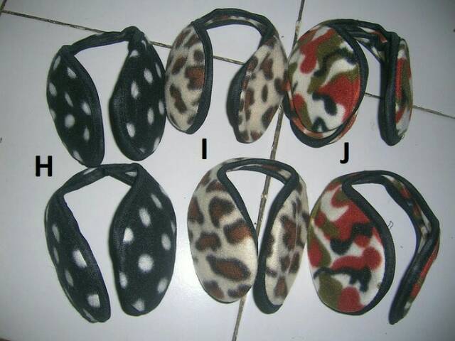 Earmuff simple pria wanita