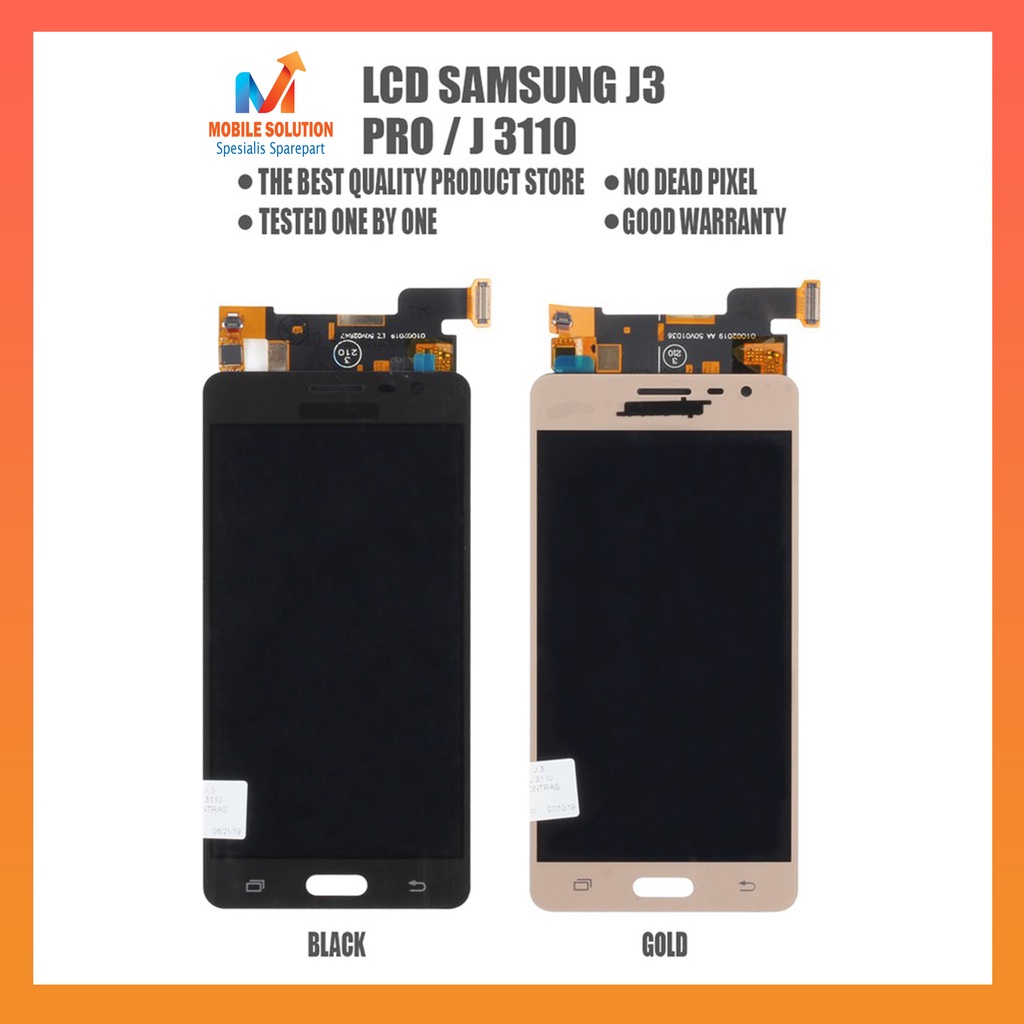 Grosir LCD Samsung J3110 2016 ORIGINAL 100% Fullset Touchscreen Garansi 1 Bulan + Packing / Bubble