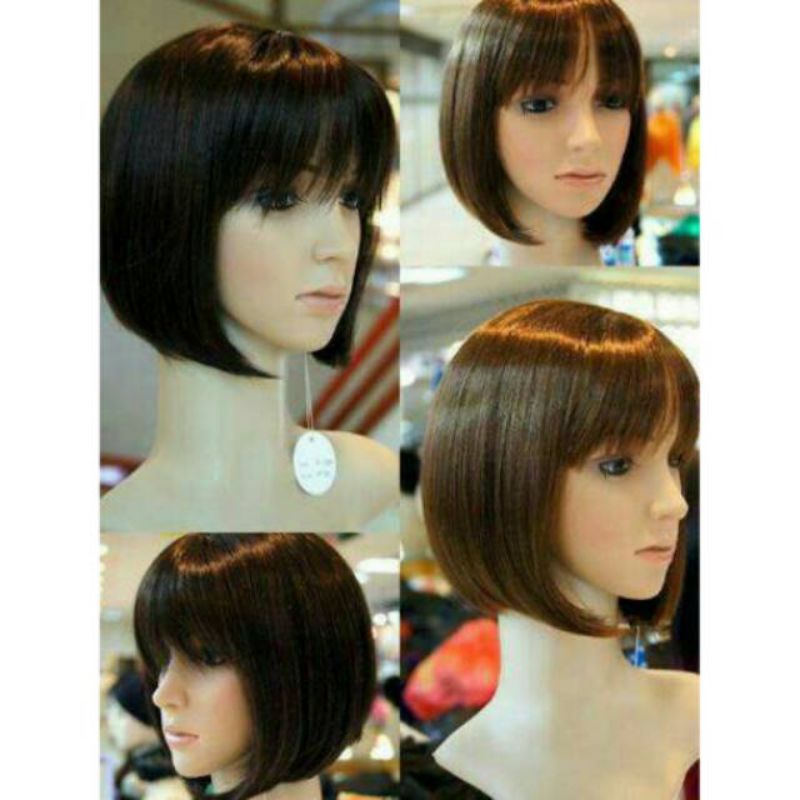 WIG BOB PENDEK SEPERTI RAMBUT ASLI