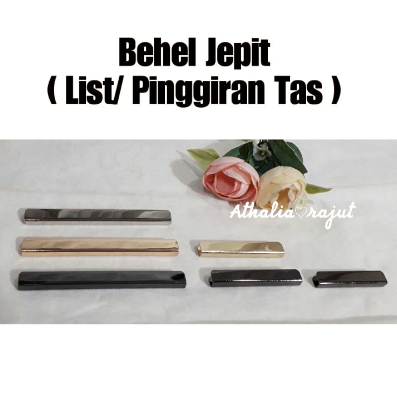 Behel Dompet / Behel Jepit / List Tas Polos