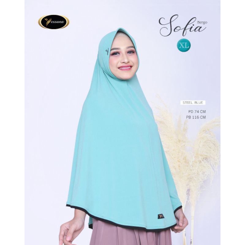 bergo Sofia ori yessana / hijab instant jumbo
