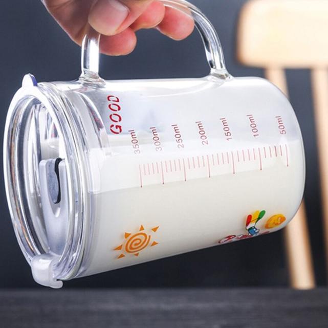 【TERLARIS】 Gelas Kaca Motif Animal - Mug Kaca - Gelas Air Minum Karakter - Gelas Kaca Karakter - Gla