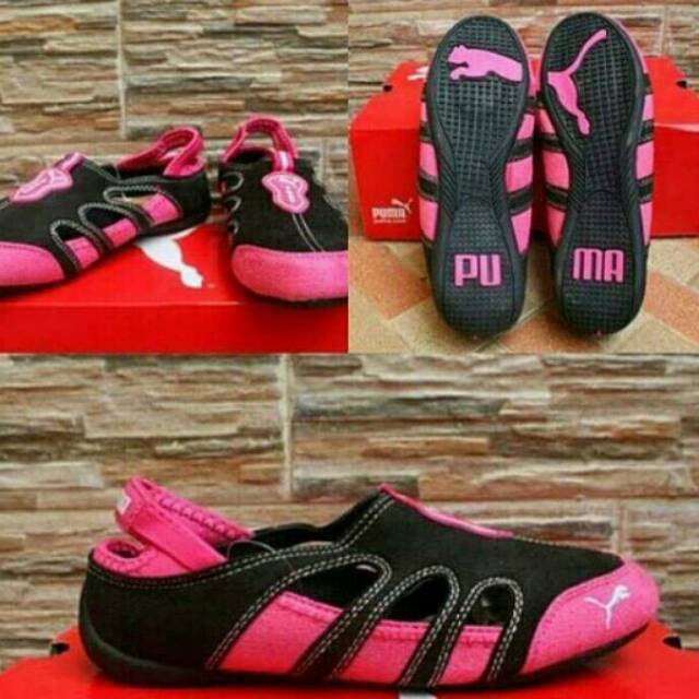 puma slip on. sepatu wanita import