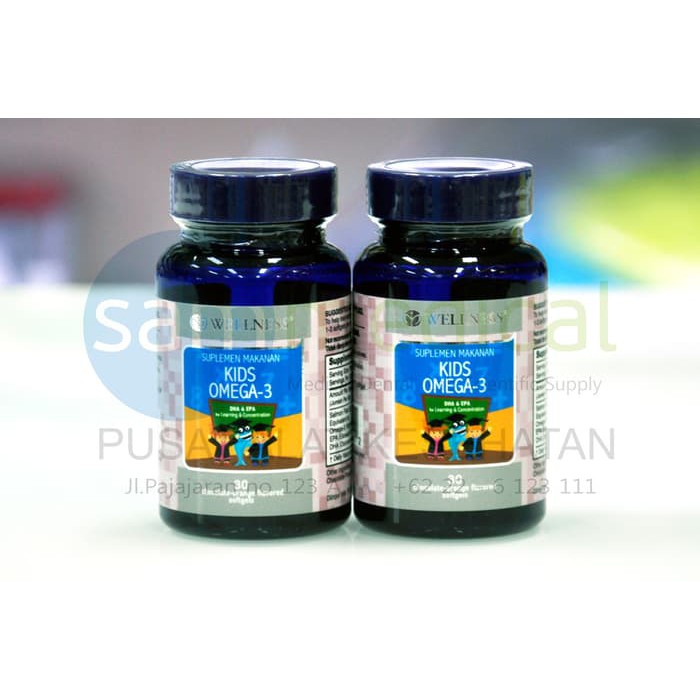 Medica - Supplement WELLNESS Kids Omega 3   Omega 3 Anak ORI