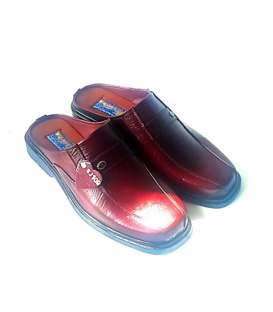 Mandiens SJ109 Sepatu Sendal Kulit Selop Original BUAYA Export Quality