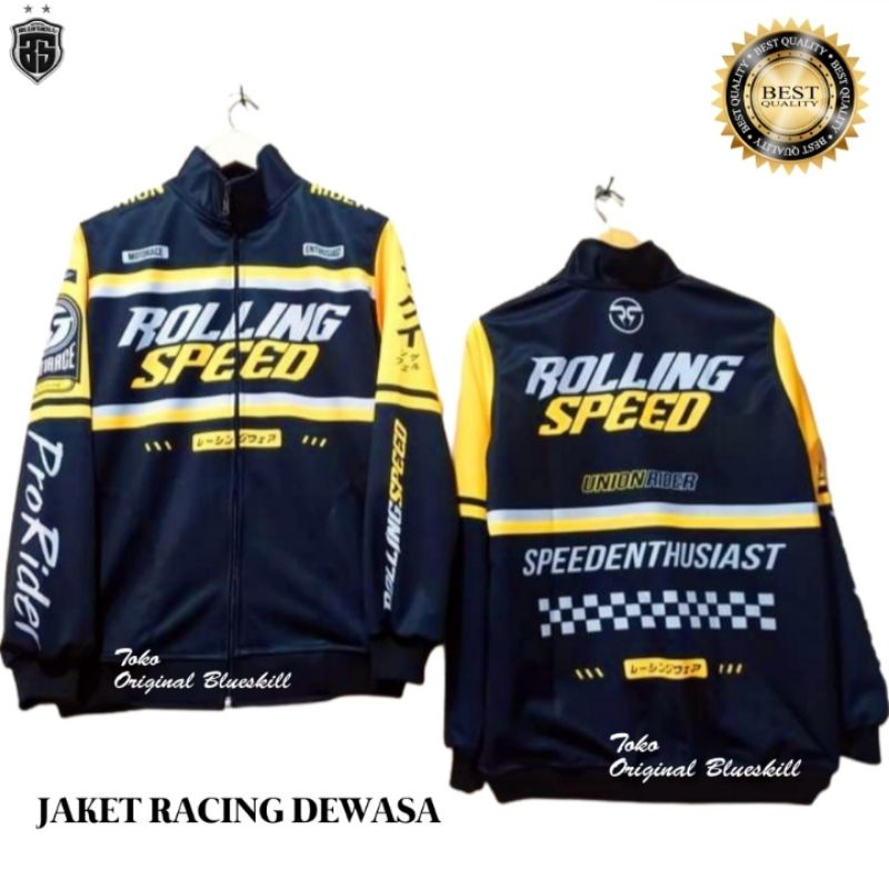 Jaket racinghell / jaket racing bahan lotto tebal / jaket motor printing / jaket balap terlaris