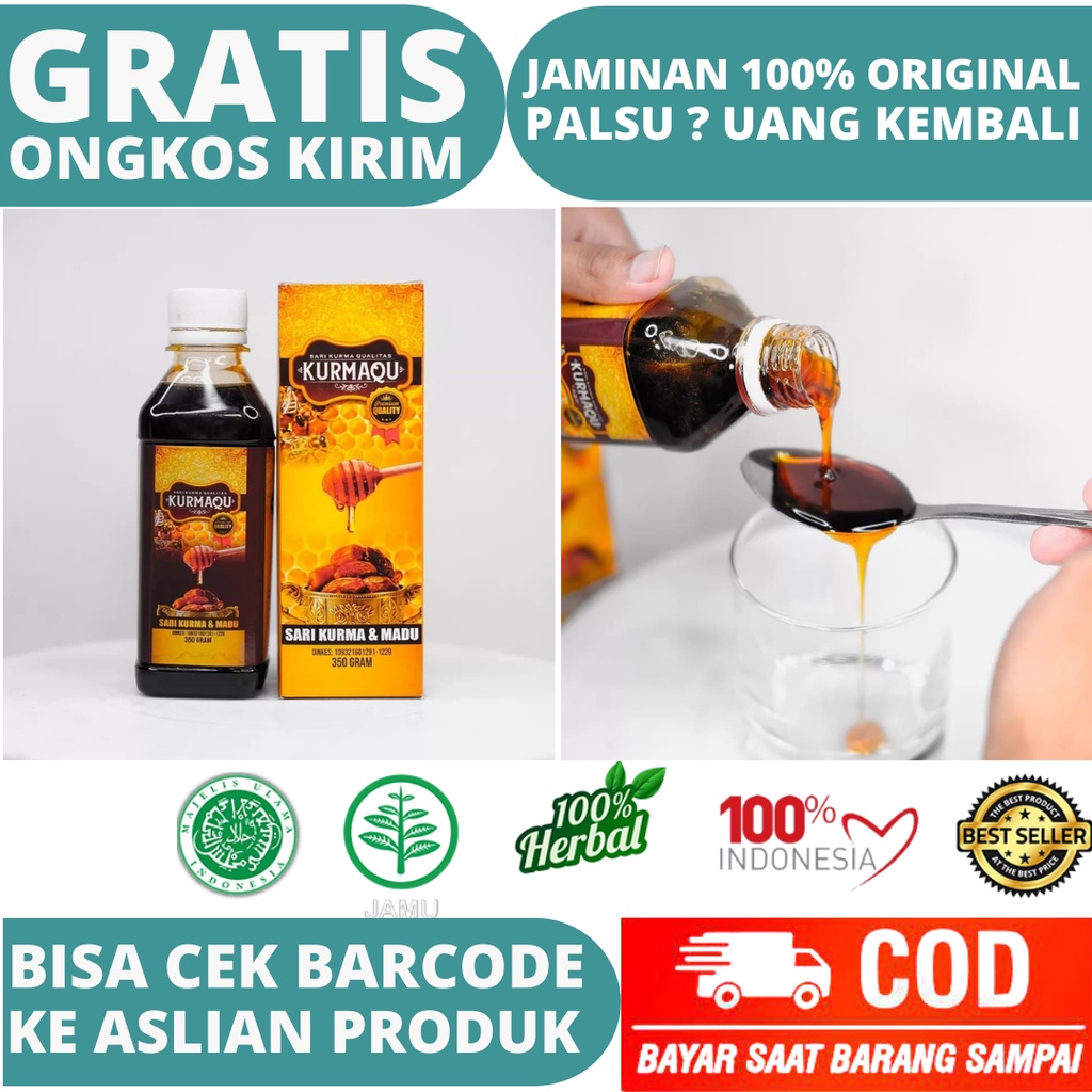 kurmaqu, madu kurmaqu, multivitamin, suplemen, kurma dan madu asli kurmaqu original