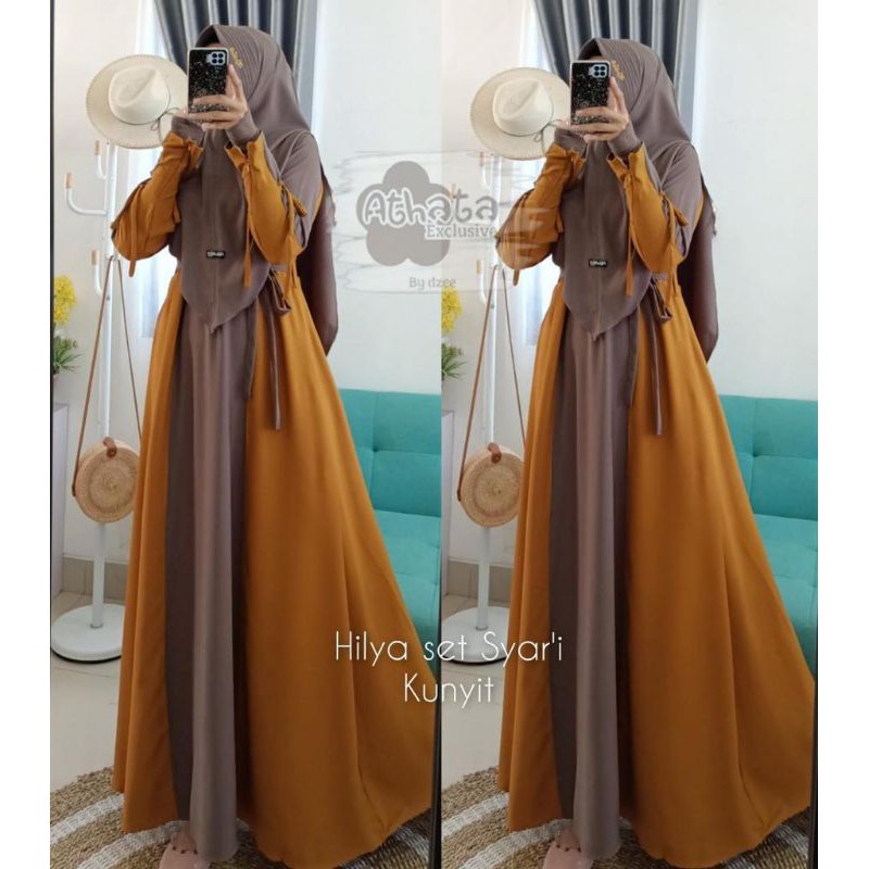 GAMIS HILYA SET SYARI ORI ATHATA
