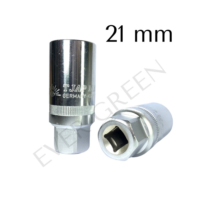 Mata Kunci Sok Busi 21 mm x 3/8” Kunci Shock / Socket Sock Busi 21mm x 3/8 inch Panjang Extra Long T