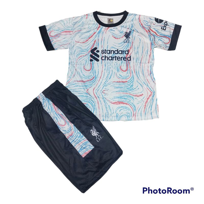 setelan Jersey LIVERPOOL anak umur 6-12 thn/SETELAN BAJU BOLA ANAK/setelan baju bola anak laki laki