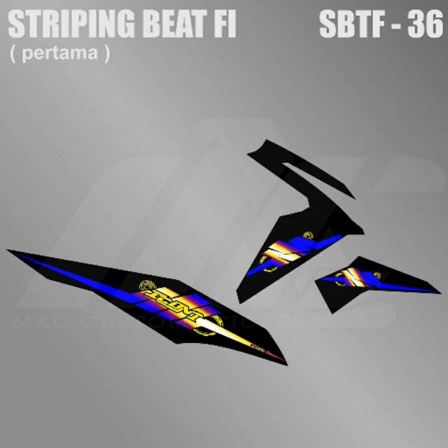 Sticker beat f1 murah - striping beat f1 - sbtf36